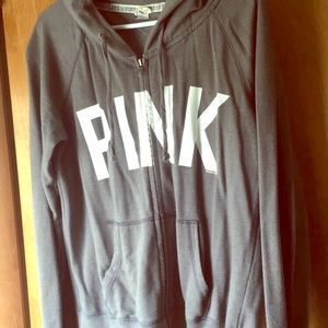 VS Pink Gently used Zip Up